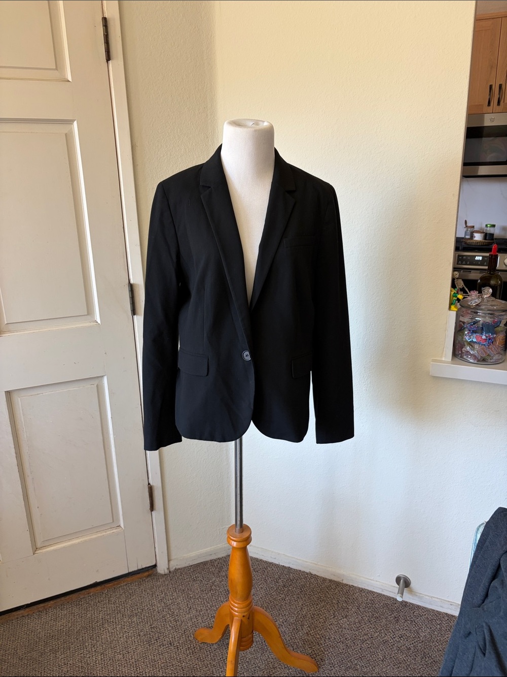 Ann Taylor Black Single-Button Women's Blazer